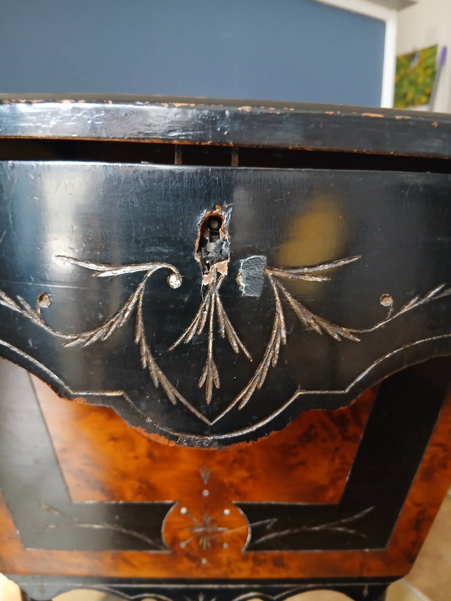 Victorian sewing table
