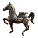 Briquet métal  forme cheval vintage
