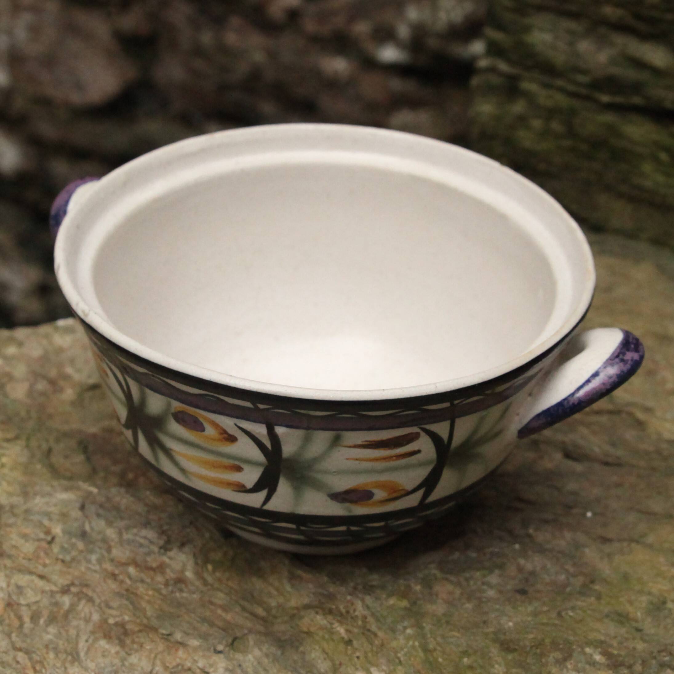 Keraluc Quimper ceramic covered pot