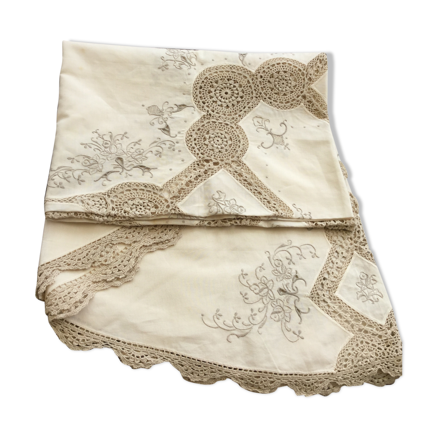 vintage tablecloth