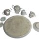 Tableware, tea service called egoist, floral decoration, 20th century