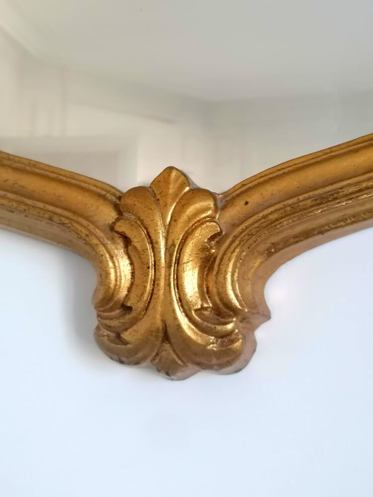 Louis XV style gilded mirror 38x58cm