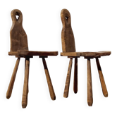 Chaise brutaliste, moderniste