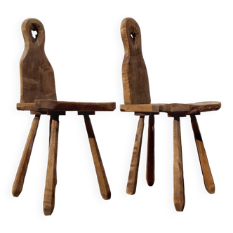 Chaise brutaliste, moderniste