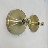 Mid-century design honsel space age disc lamp , 1970s attributed to Charlot