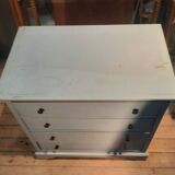 Louis Philippe style painted wooden chest of drawers