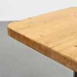 Square table, Charlotte Perriand, Les Arcs 2000, circa 1979.