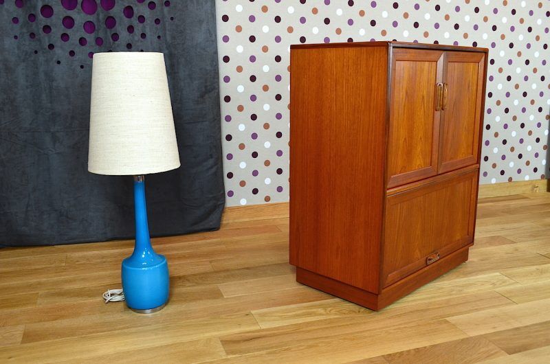 Scandinavian TV cabinet Scandinavian vintage teak 1970