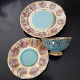 Tea cup with dessert plate