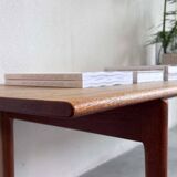Table basse vintage Hans J Wegner en chêne