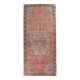 5x11 Rug For Living Room Red Brown Turkish Vintage Rug 150x338Cm