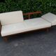 Scandinavian rest sofa, daybed FD 451 Hvidt and Nielsen signed