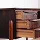 Bureau danois en palissandre et piètement en teck, Johannes Andersen 1960