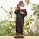 Saint Rita statuette in hand-painted resin - 40 cm - Made in Italy