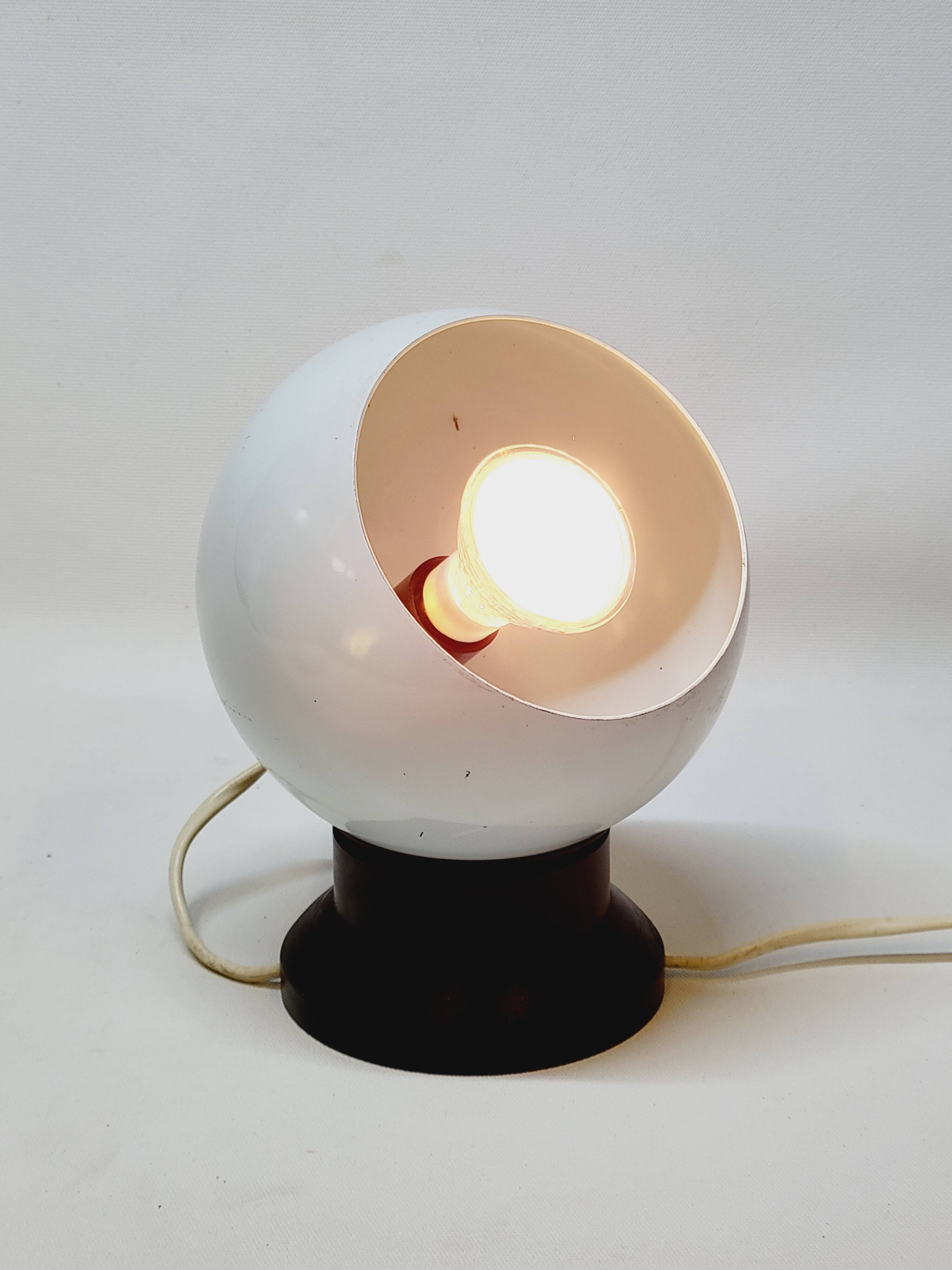 Magnetic Ball Lamp Horn Belysning White Eyeball Vintage Scandinavian Dane