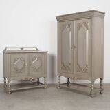Armoire en chêne, design danois, années 1950, production : Danemark