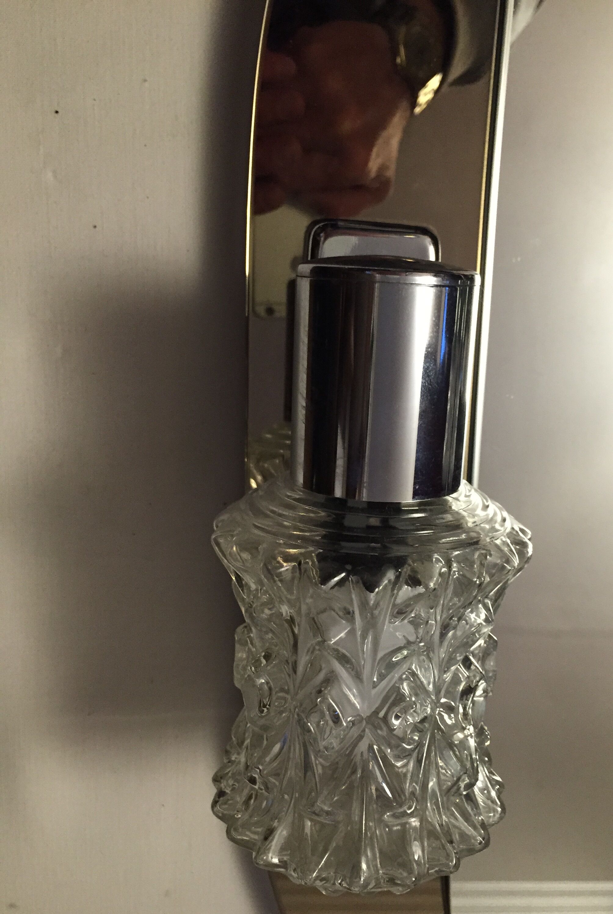 Vintage 75 x 56 bath mirror