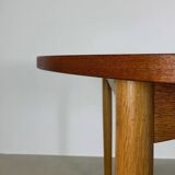 Danish Dining Table Teak & Oak 1960s