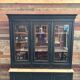 Two-piece cabinet in solid cherry wood