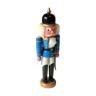 Wooden nutcracker with pimple hood -Erzgebirge - vintage from the 1970s