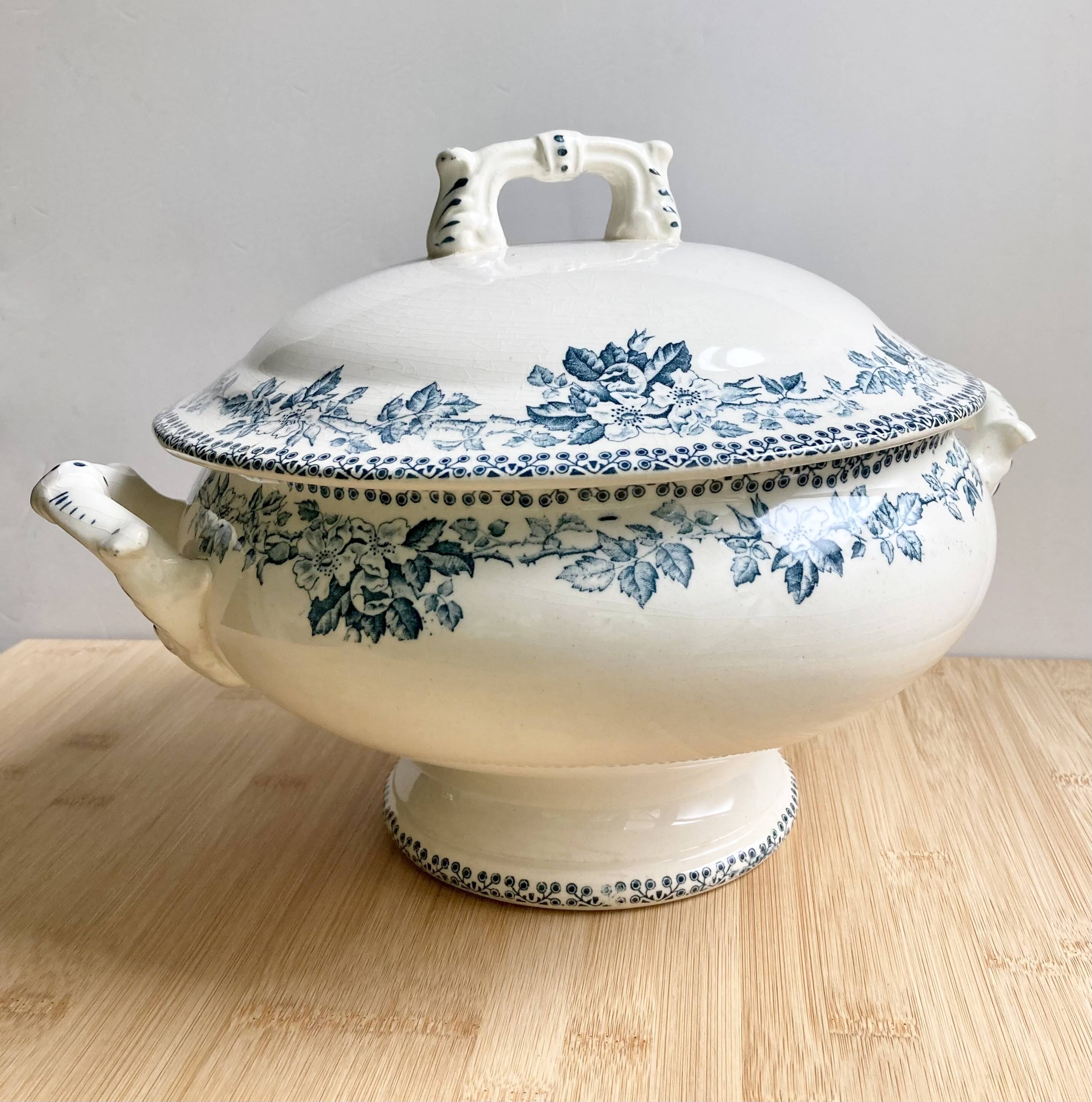 Soupière / légumier Saint-Amand "Guadeloupe"