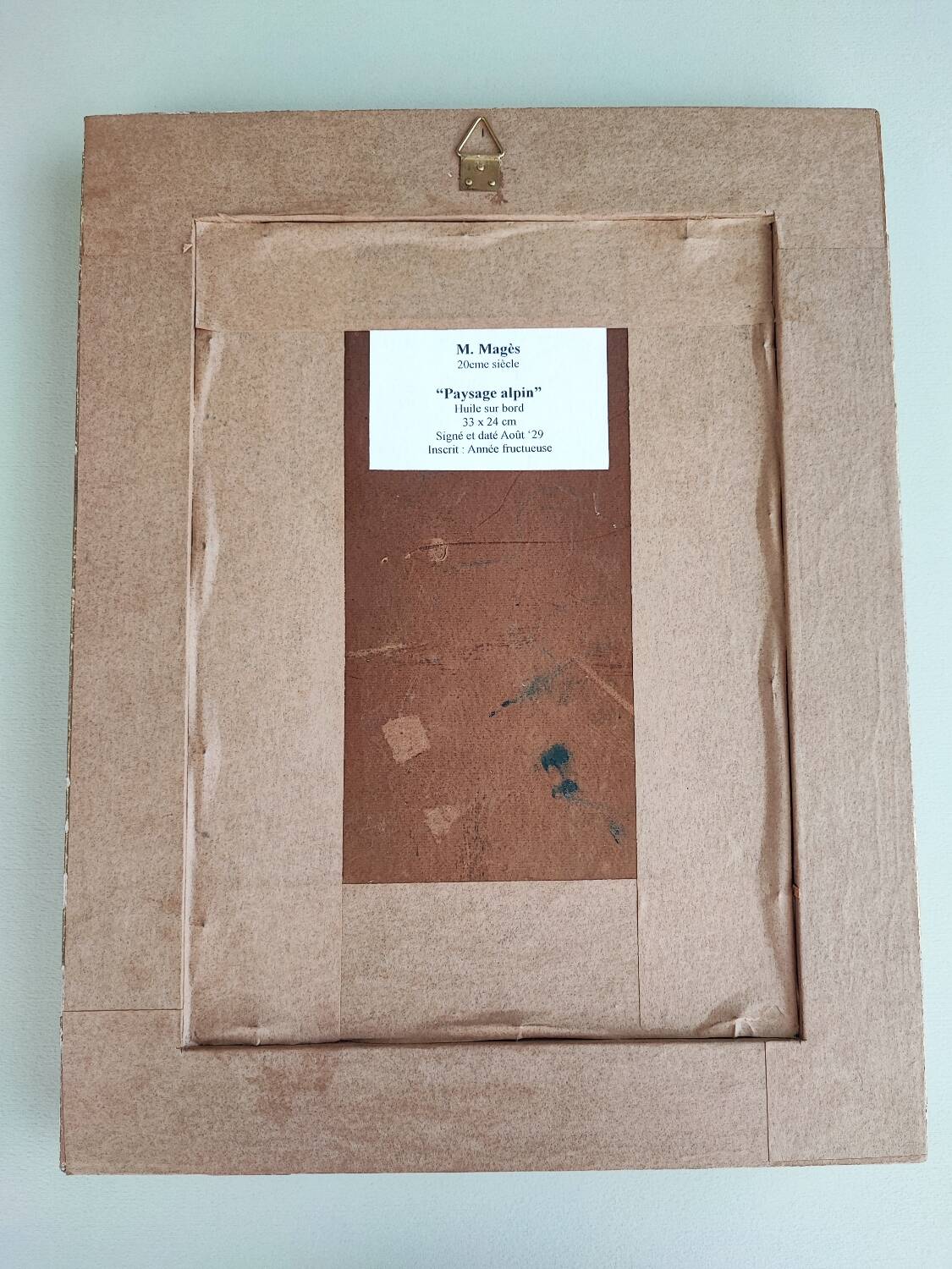 Peinture à l'huile - paysage