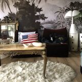 Marble and gold coffee table