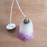 Opaline hanging lamp