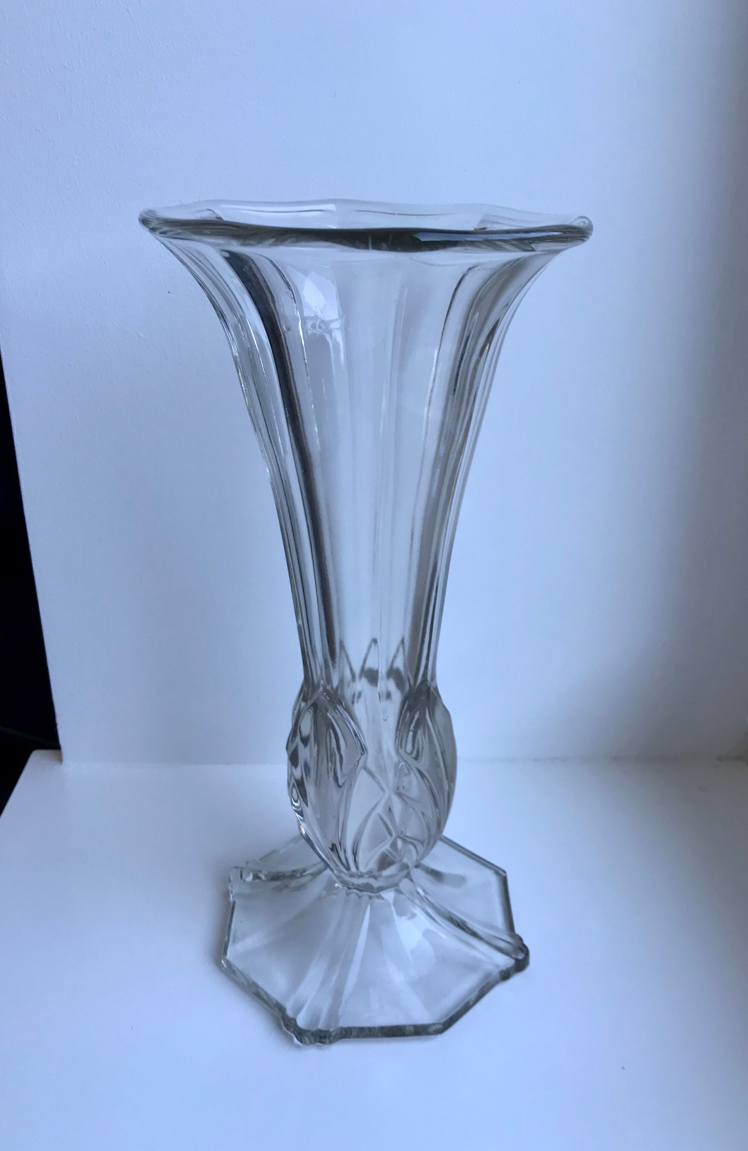 Crystal vase 50s