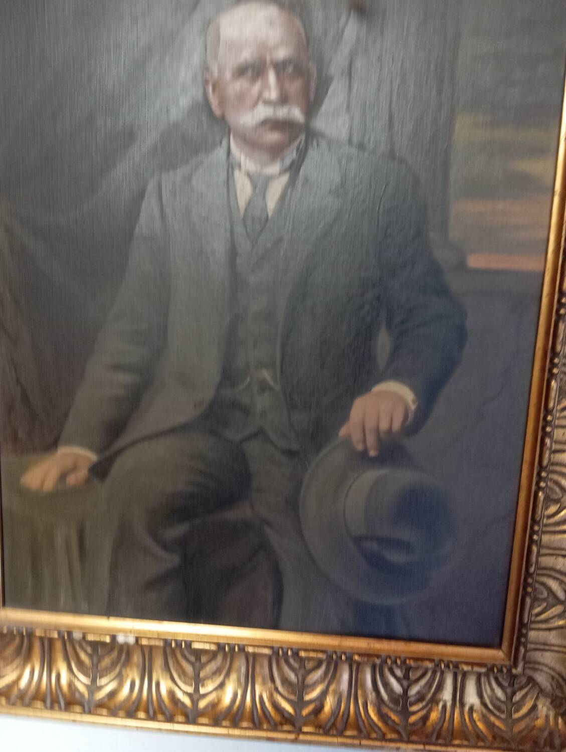 Portrait of a bourgeois, dated and signed.