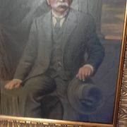 Portrait of a bourgeois, dated and signed.