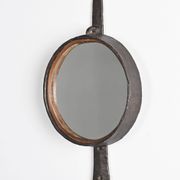 Miroir en fer forgé par Léopold Gest, France, vers 1970
