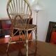 Chaise en bambou et rotin Audoux Minnet Golf Juan des années 50