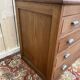 Meuble de métier de postier en enfilade et commode chêne massif 1950
