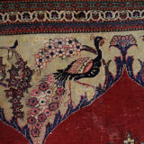 Handmade persian kashan rug 136x210cm
