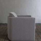 Fauteuil lounge Gray Dedar en bouclette | Années 1990