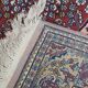 Hand-knotted rug with patterns – 232x139cm