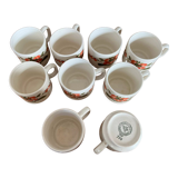 9 Pagnossin coffee cups