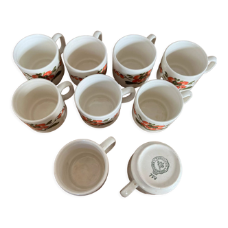 9 tasses à café Pagnossin