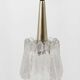 Set of three glass pendants by Carl Fagerlund for Orrefors, Sweden, 1960s.