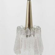 Set of three glass pendants by Carl Fagerlund for Orrefors, Sweden, 1960s.