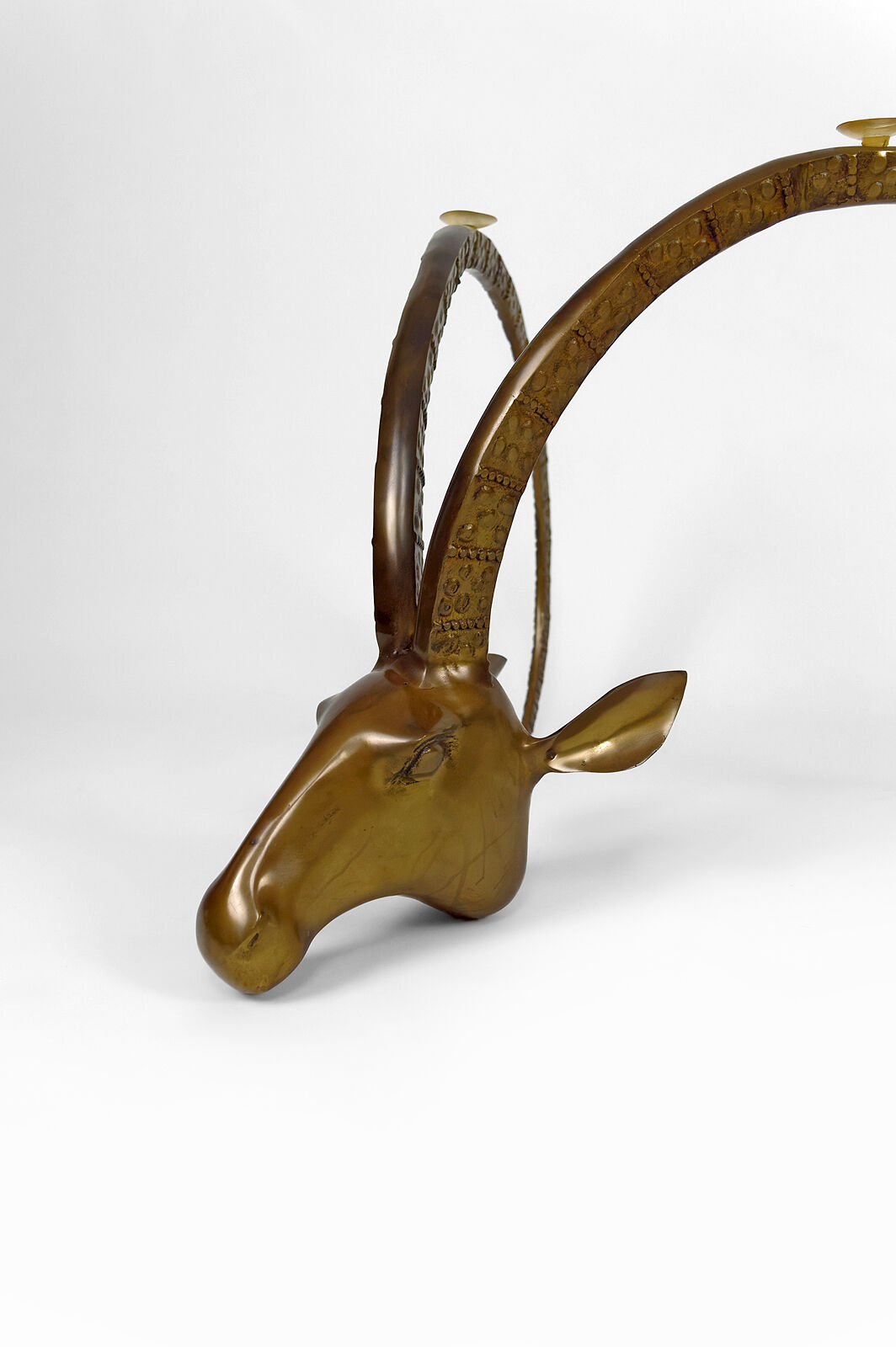 Coffee table with mouflons by Alain Chervet, circa 1970