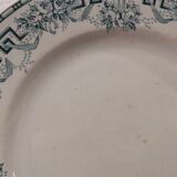 Set of 3 flat plates terre de fer St-Amand