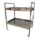 Space Age style rolling trolley