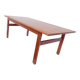 Table basse vintage Wikkelsø Eilersen teck années 60 70
