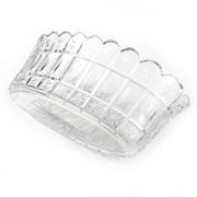 Art Deco jardiniere, crystal, Czechoslovakia, 1930s