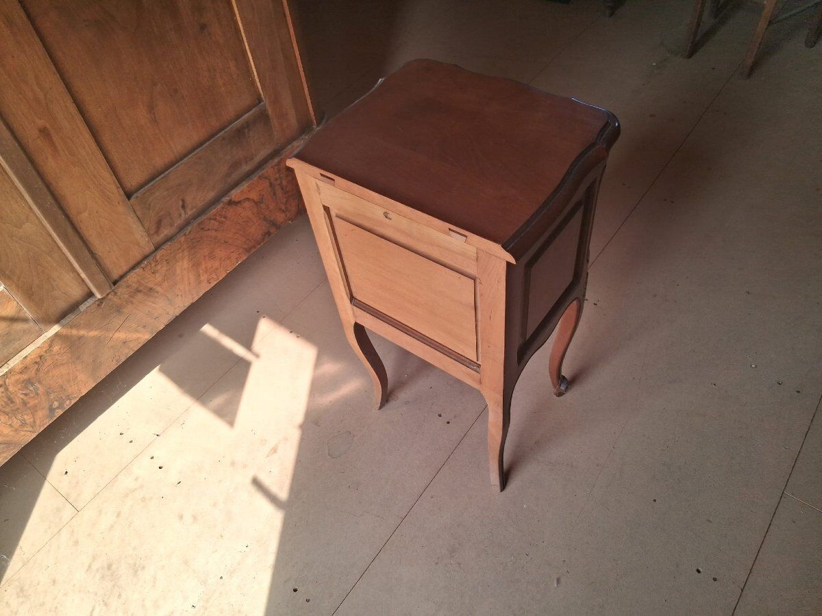 Pair of cherry wood bedside tables - 20th century