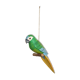 Wooden parrot to hang