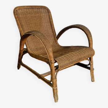 Fauteuil osier et rotin