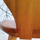Ensemble de 2 chaises basses en pin par Carl Malmsten pour Svensk Fur 1950